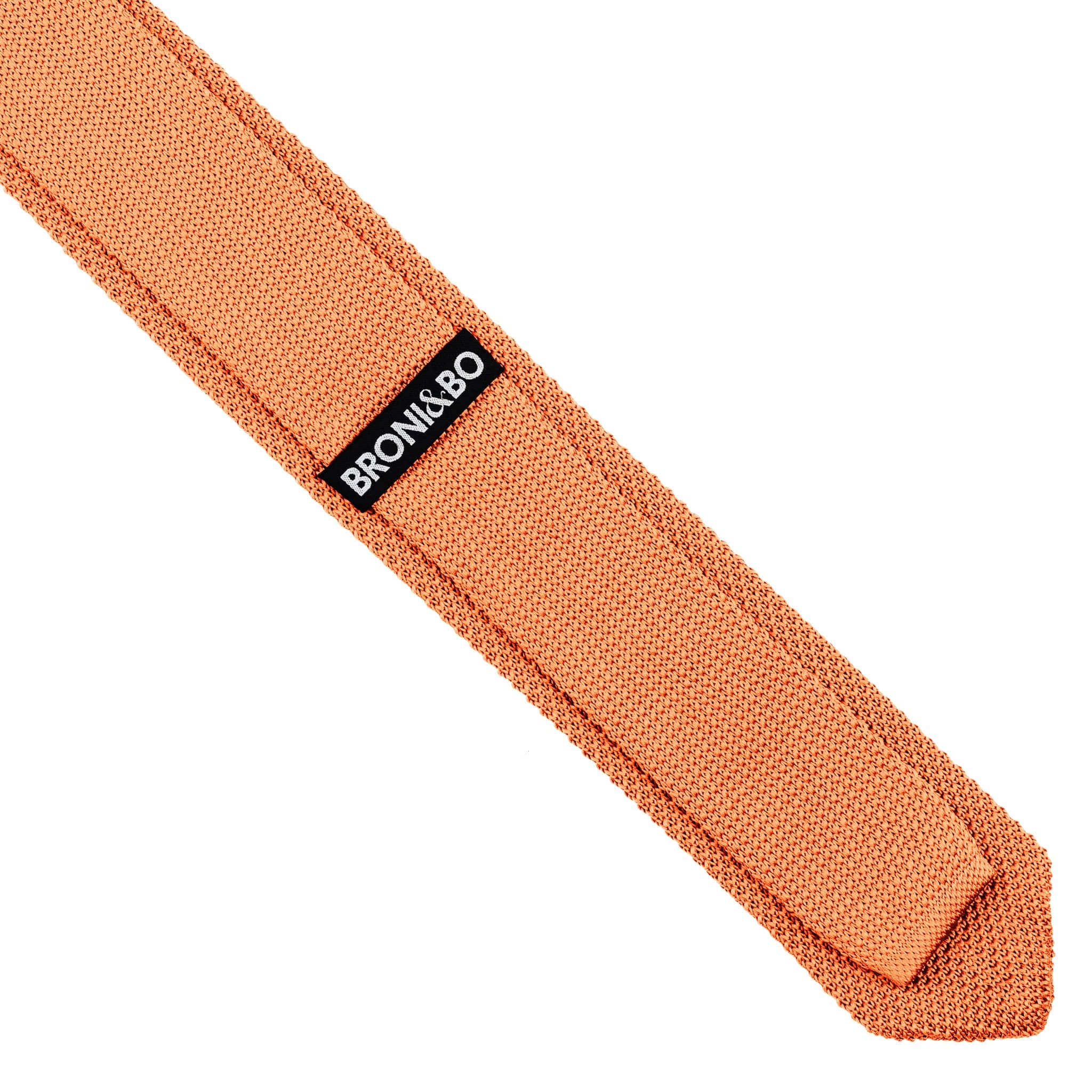 Coral fusion knitted tie and pocket square set - Image 11