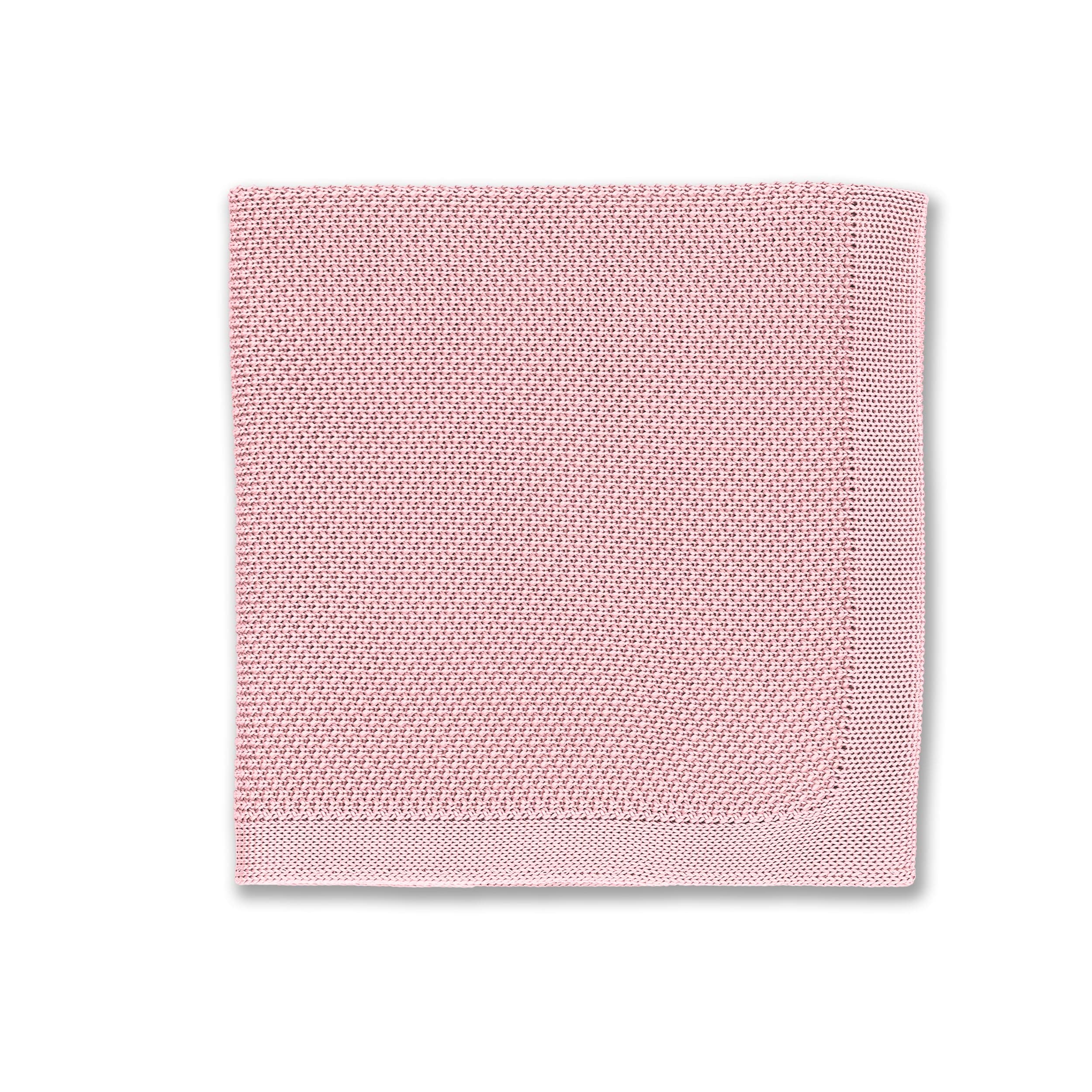 Dusty pink knitted tie and pocket square set - Image 9