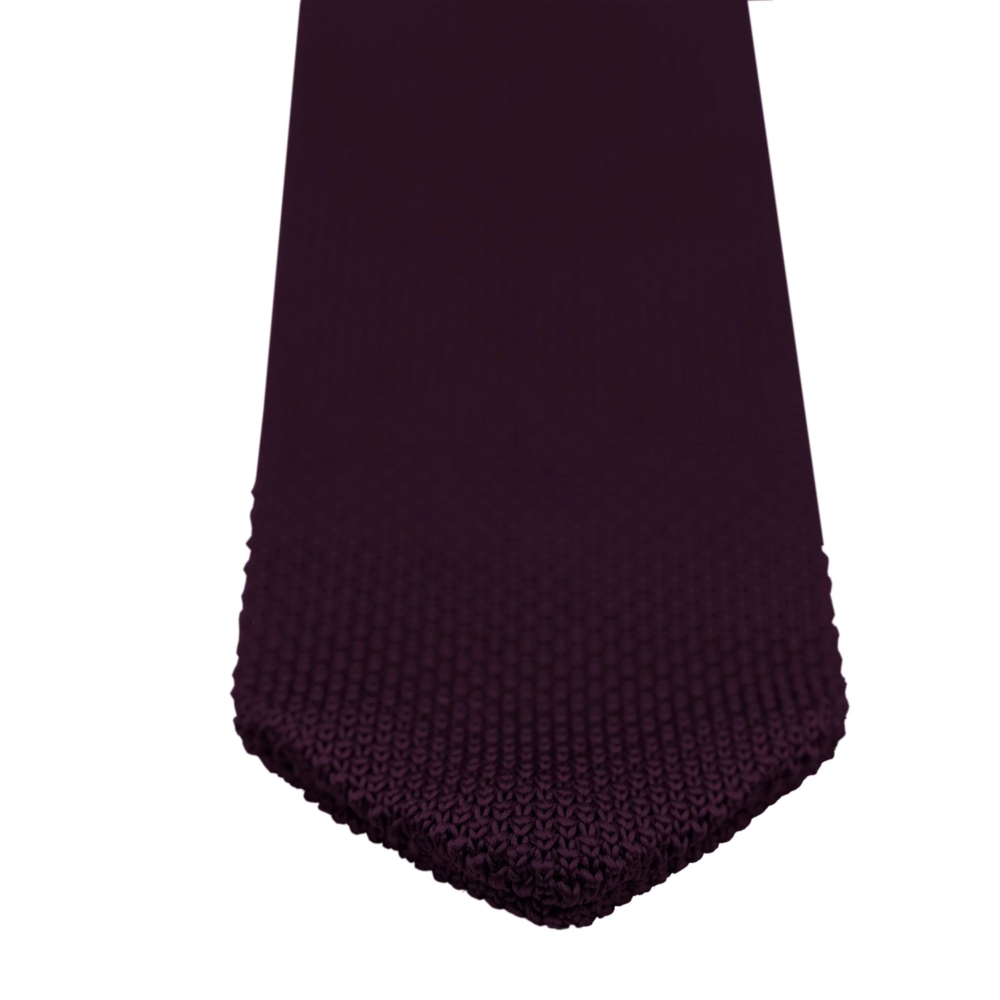 English violet knitted tie and pocket square set - Image 11