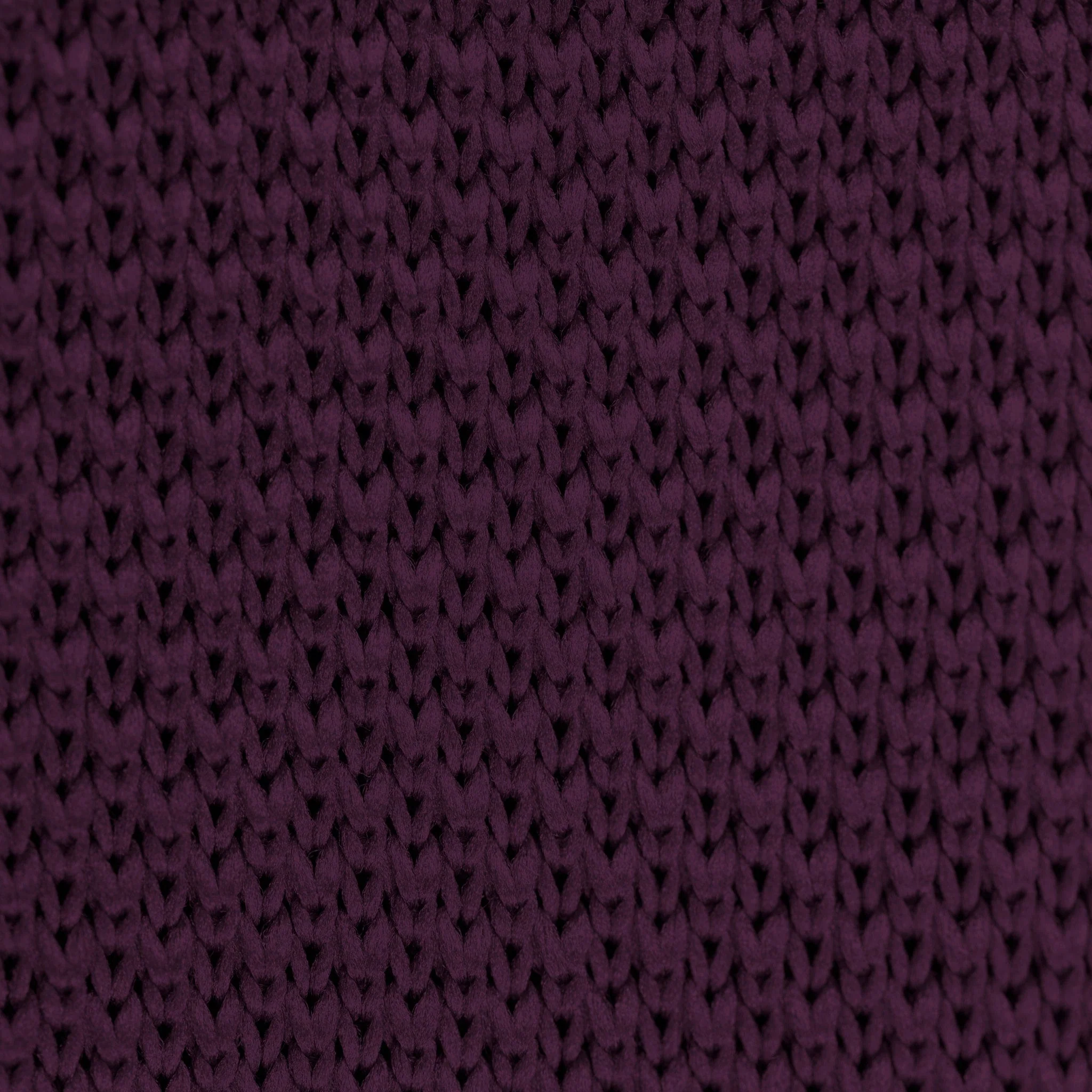 English violet knitted tie and pocket square set - Image 13