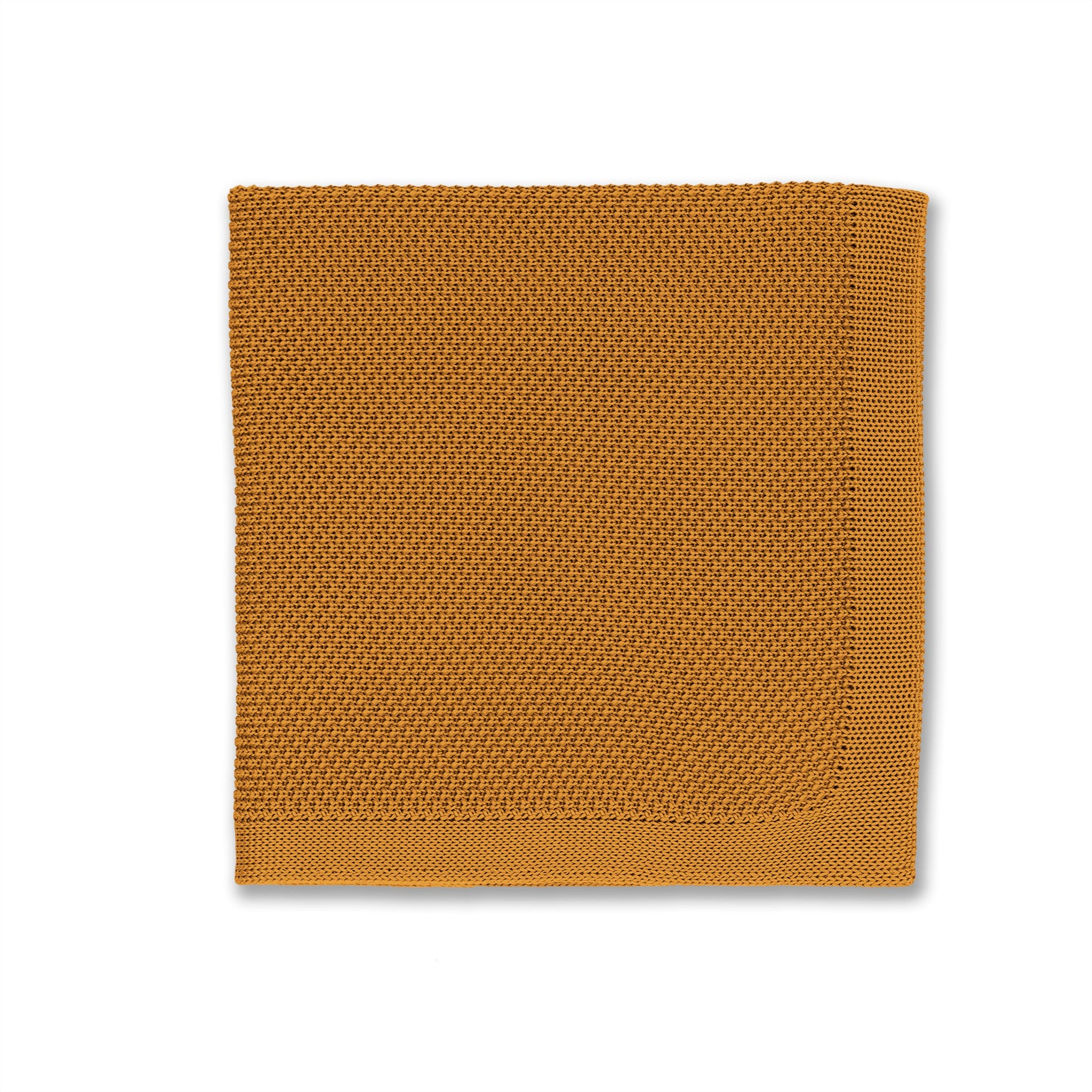 Orange ember knitted tie and pocket square set - Image 9