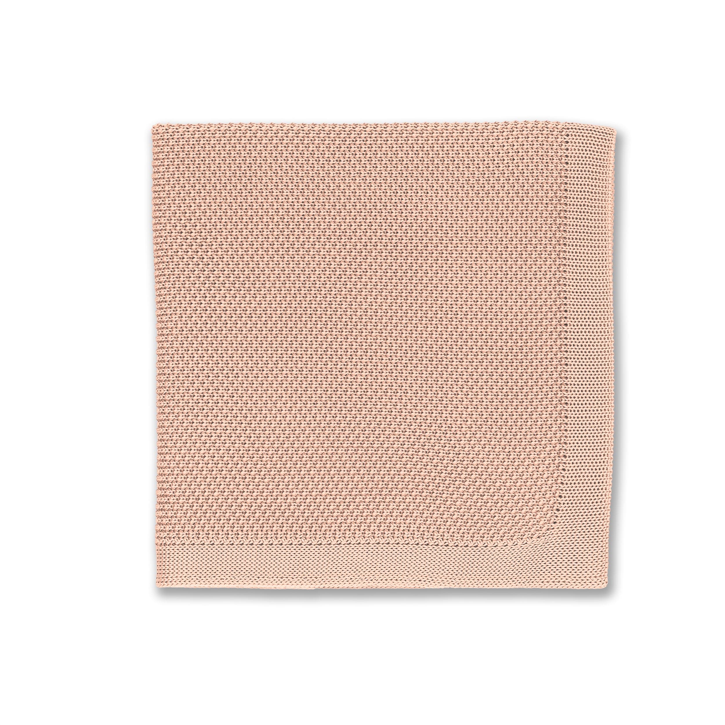 Rose quartz knitted tie and pocket square set - Image 9
