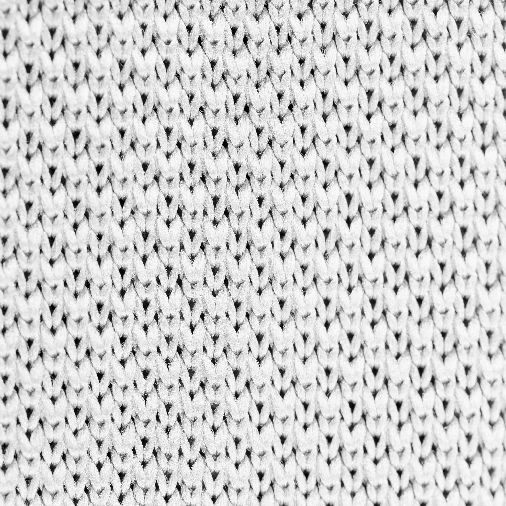 Silver knitted bow tie - Image 5